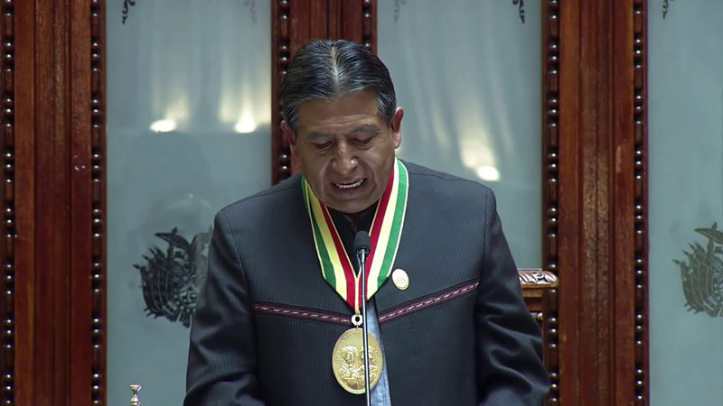 l'appel à guérir l’humanité et la planète de David Choquehuanca, vice-président de Bolivie (octobre2020)