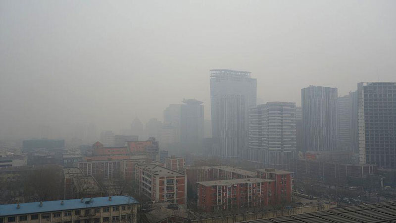 Beijing sous le smog, 2017