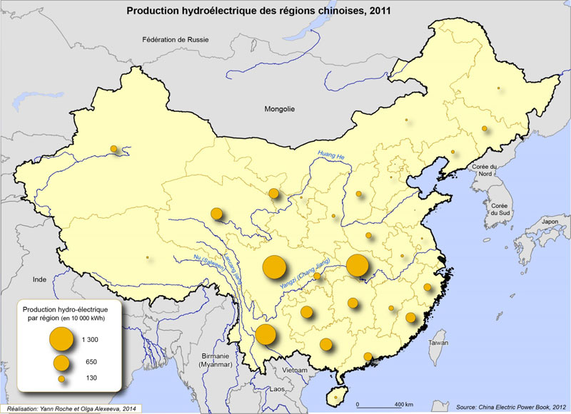Source : China Electric Power Book, 2012. 