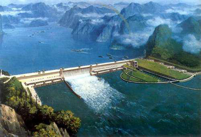 Le barrage des Trois gorges à Yichang, dans le Hubei