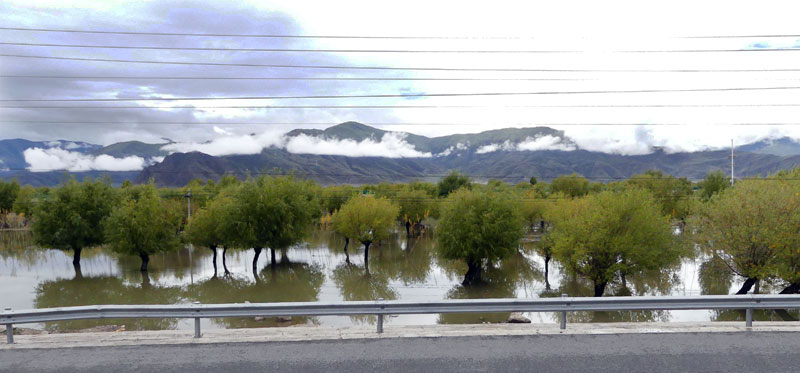 sur la route vers Xigazé en 2019