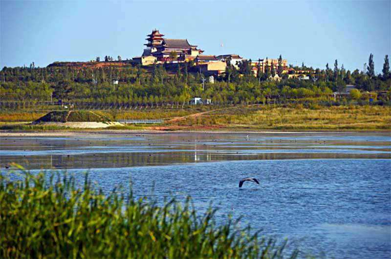 le paysage de la Réserve naturelle nationale du lac Haba du Ningxia 