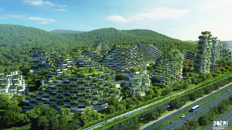 Liuzhou Forest City, par Stefano Boeri. - © Stefano Boeri Architetti Milan/Shanghai