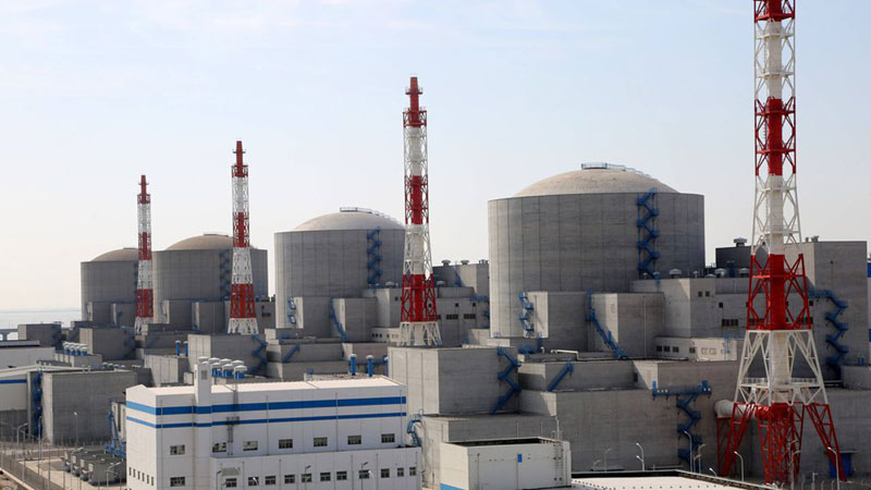 La Chine dispose actuellement de 50 réacteurs nucléaires opérationnels et en a encore 14 en construction. (Wang Chun/Costfoto/Sipa USA/SIPA)