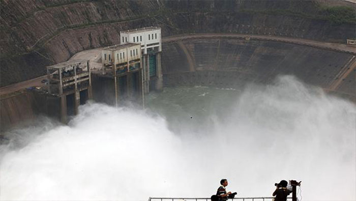 La fonction du réservoir de Jinghong pendant la sécheresse extrême 