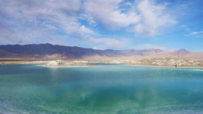 le lac d'émeraude au Qinghai