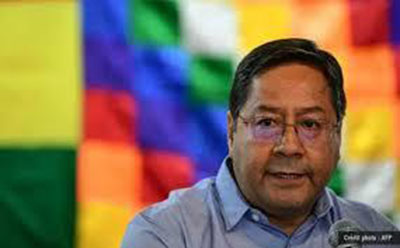 Le président de la Bolivie, Luis Acre