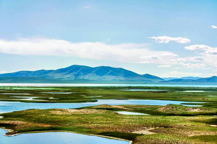 Zone humide de la réserve de Sanjiangyuan