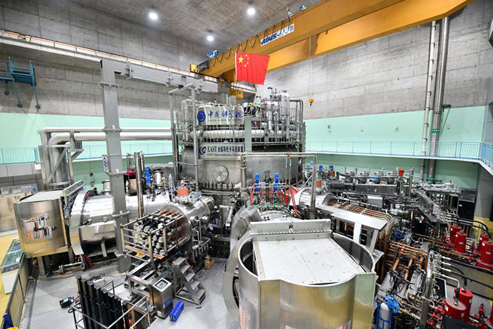China's experimental advanced superconducting tokamak, April 13, 2021. Zhou Mu/Xinhua