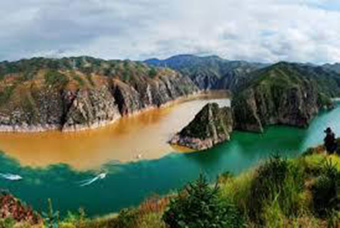 Le fleuve Jaune au Gansu Le fleuve Jaune au Gansu