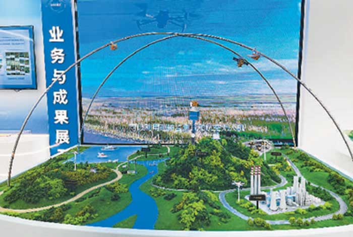 Modèle 3D d’un système écologique intégré espace-air-sol – Photo People’s Daily