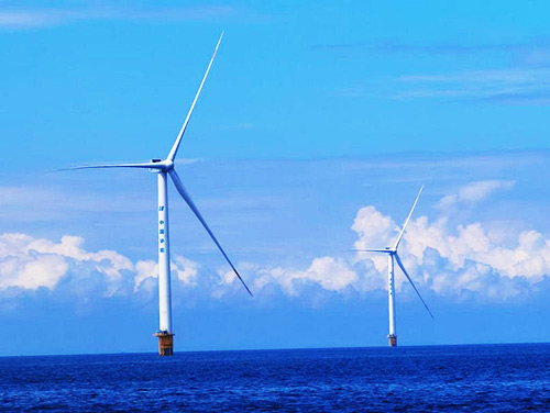 Un parc éolien offshore en Chine © Xinhuanet 