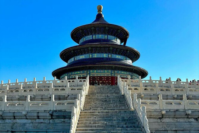 Le temple du Ciel à Pékin en janvier 2026